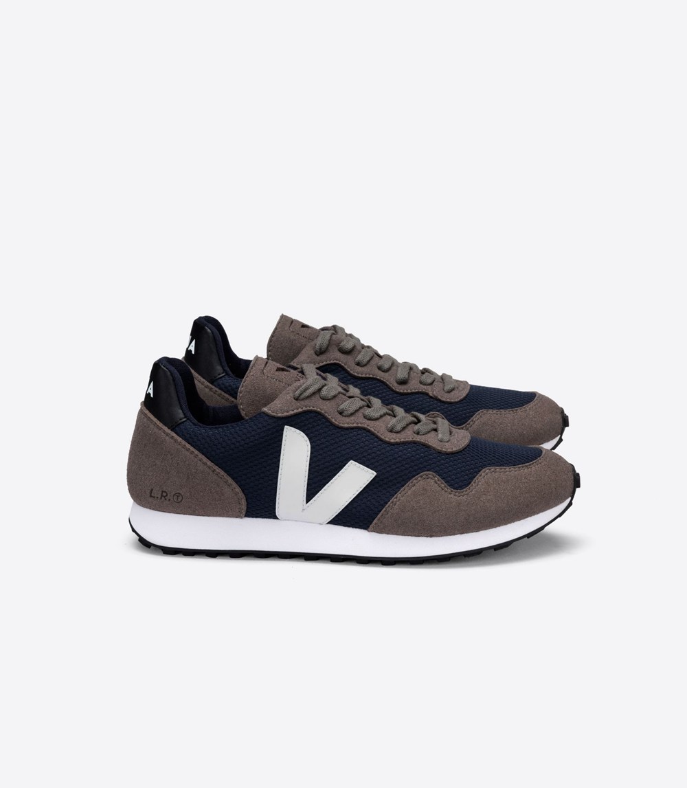 Tenis Veja Hombre - Sdu Rec Alveomesh Nautico - Grises/Negros/Blancos - 925TWEZYH